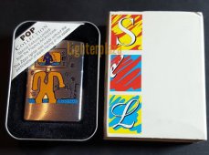 ZB000200SEL599 Zippo Keith Haring TV MAN 1999 Playboy Pop Collection