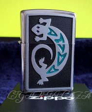 Zippo lighter Silver Lizard Emblem 2005