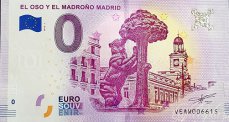 Spain Euro Banknote Souvenir - El Oso y el Madroño