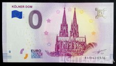 Germany 0 Euro Souvenir Note Cologne Cathedrale 2018