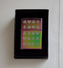 Zippo lighter Spectrum Card Suits