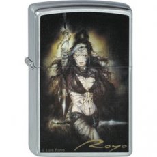 Zippo lighter 2006 - SWORD WARRIOR by Luis Royo - Brushed Chrome