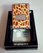 Zippo lighter 2010  " GIRAFFE ".  High Polish Chrome Finish