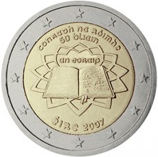2CIRL002007 Ierland 2 Euro UNC Verdrag van Rome in 2007