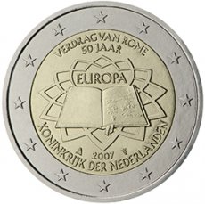 2CNED002007 Netherlands 2 euro UNC Treaty of Rome 2007
