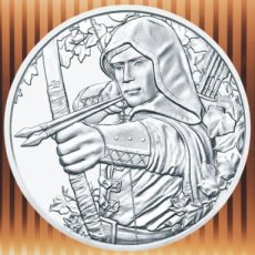Oostenrijk 1,50 euro zilver BU Robin Hood 2019.825e verjaardag van de eerste Weense munt. Oplage 83.000 munten