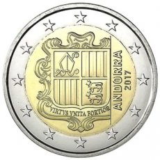 Andorra 2 Euro UNC 2014 - Mintage 360,000 pcs