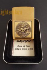 ZB000204BMB394 Zippo lighter 2000. RARE! MILLER BREWING EMBLEM