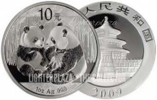 China 1 oz zilver 10 Yuan Panda 2009