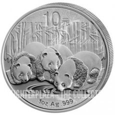 China 10 Yuan zilver Panda 2013