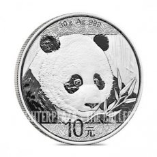 Ag-CHN18.10Y.1.Panda China 10 Yuan 30 g zilver Panda 2018