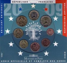 FRBU002009 France (BU) Official Coin Set 2009