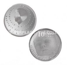 NLAGUNC0002004 Netherlands 10 Euro 2004 silver UNC - Birth coin Catharina-Amalia 7-12-2003