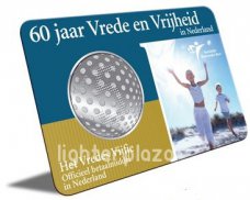 Nederland Coincard 5 Euro 2005 Vrede en Vrijheid