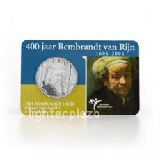 Nederland Coincard 5 Euro 2006 Rembrandt van Rijn