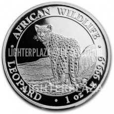 Somalia 1 oz Silver 100 Shilling LEOPARD 2018