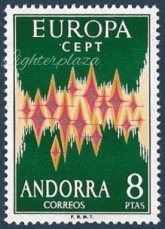 TP-ANDE1972CP Andorra Yvert 64A Europa CEPT 1972