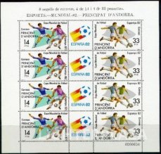 TP-ANDE1982BF 1982 FIFA World Cup Football - Mint ** without hinges or traces.