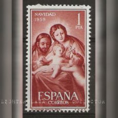 1959 SPAIN 1 Pta Christmas "Holy Family of Goya"
