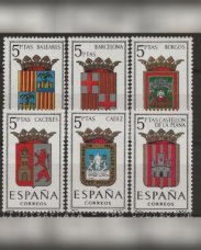 Spanje 1962. Wapenschild van provincies