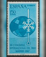 TP-ESP67.01476 Spain 1967. 17th International Congress of Refrigeration - Madrid