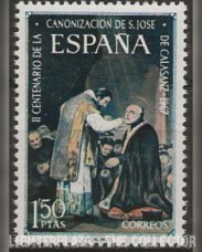 Spanje 1967. Tweehonderdjarige Canonisatie van San José de Calasanz