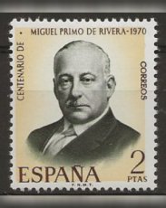 TP-ESP70.01631.00 Spain 1970. 100th Anniversary of the birth of Primo de Rivera