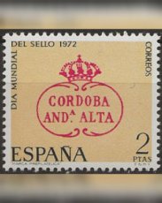 Spanje Werelddag van de Postzegel 1972