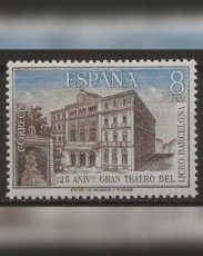 Spanje 1972. 125e Verjaardag van het Gran Theater van Liceo Barcelona