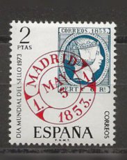Spanje Werelddag van de Postzegel 1973