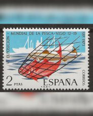 Spanje 1973. 6e Wereld Visserijtentoonstelling in Vigo