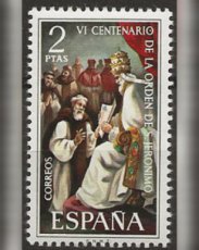 Spanje 1973. 6e Eeuwfeest van de Stichting van de Orde van San Jérôme